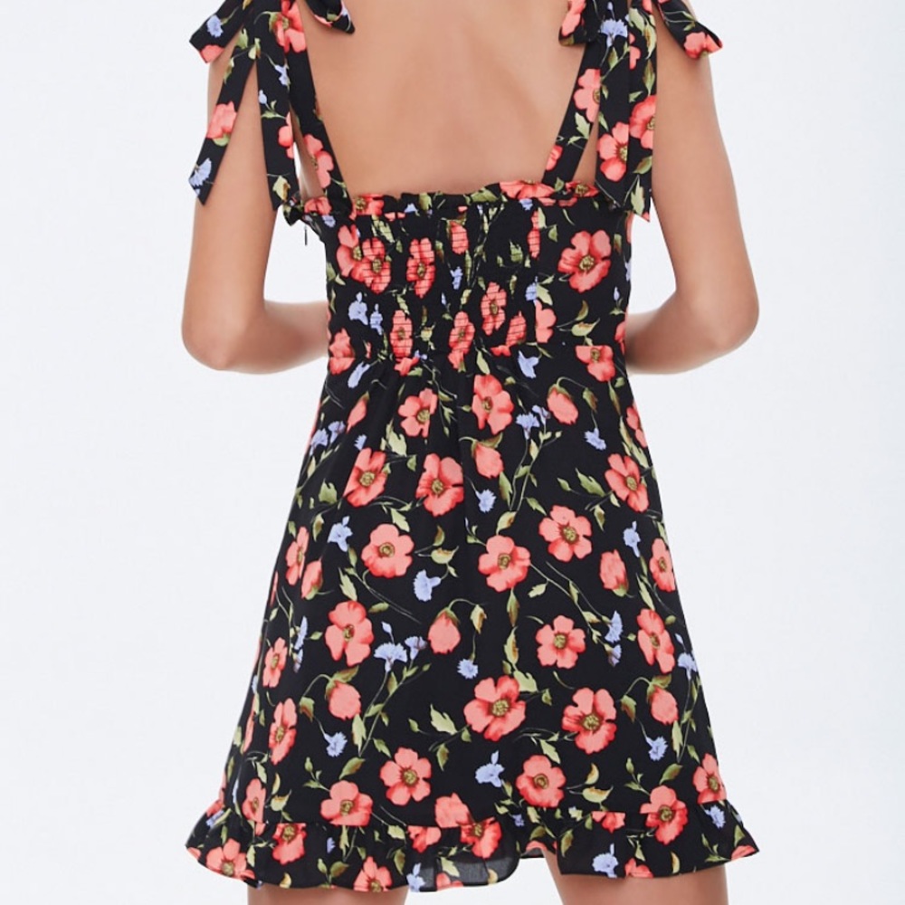 Forever21 Floral Ruffle Mini Dress - Picture 4 of 7